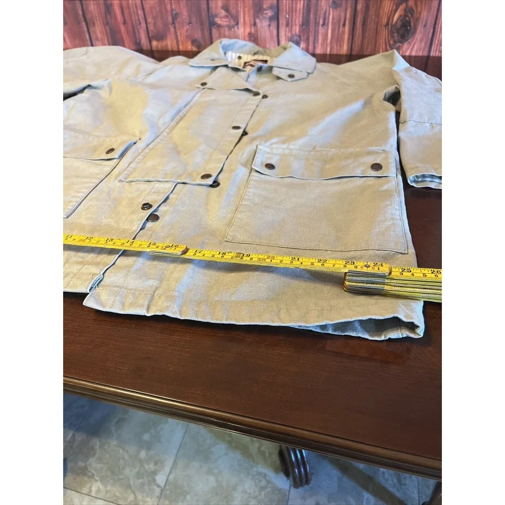 Australian Outback Collection Cotton  Duster Men Coat‎ Sz M Cape Missing Jacket